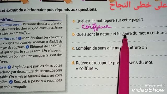 Évaluation/lexique/grammaire/page 39 mes apprentissage en français 5 AEP смотреть онлайн