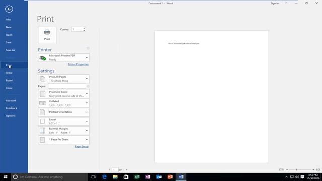 How To Convert A Word Document To PDF - No Software Needed! смотреть онлайн