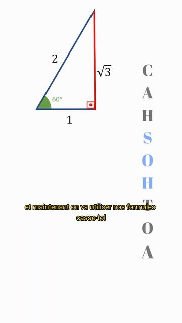 Valeurs trigo pour 60 degrés avec le triangle équilatéral смотреть онлайн