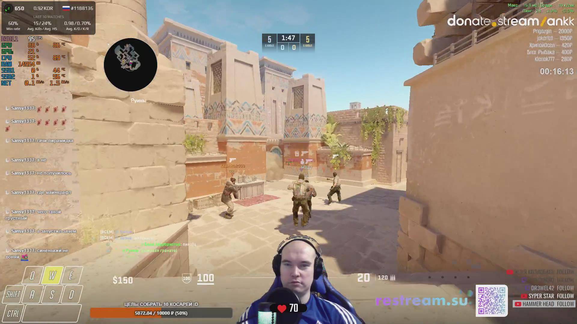 UnluckyStream282 FACEIT | Restream.su