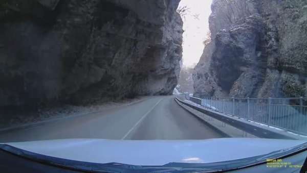 Чегемское ущелье. Чегемские водопады.  Чегем.