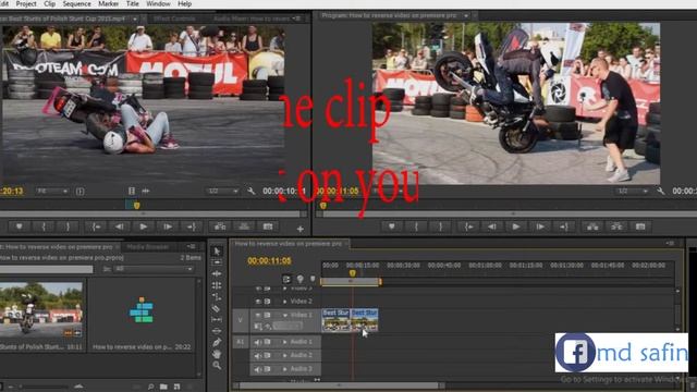 How to reverse video on premiere pro cs6/safin s. iqbal смотреть онлайн