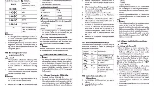 Delonghi ECAM35075 Dinamica Handbuch Bedienungsanleitung
