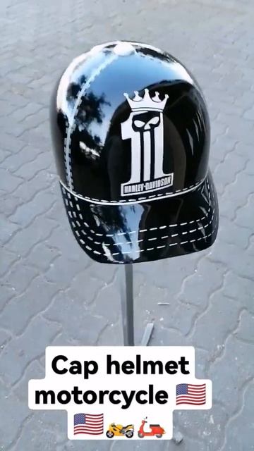 cap helmet motorcycle 1 #usa #halfhelmet #motorcycle #harleydavidson #lasVegas #nyc #helmet #custom смотреть онлайн