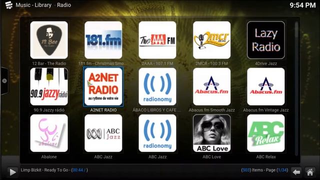 Kodi Radio Addon