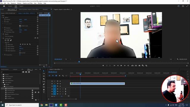 How to use Blur (video effects, blur) Premiere pro tutorial part 7 смотреть онлайн