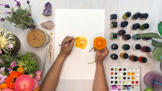 Mini Masterclass Painting in Ink on Paper How to Paint Rhinonculas смотреть онлайн