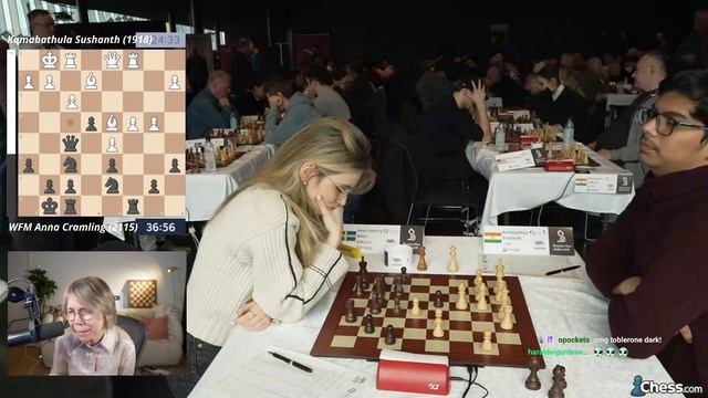 Reykjavik Open Round 3 - HOST GM Pia Cramling смотреть онлайн