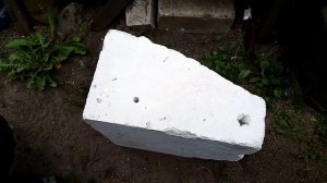 Крепление обрешётки к пеноблокам,мой способ!!!!