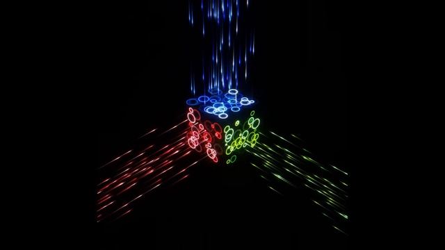 XYZ neon rain cube (blender loop animation) смотреть онлайн