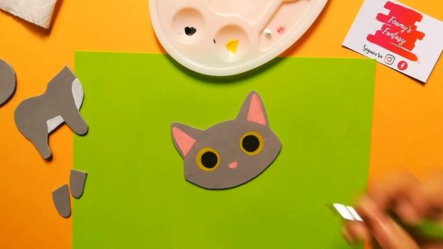 GATTO IN GOMMA EVA CON CARTAMODELLI смотреть онлайн
