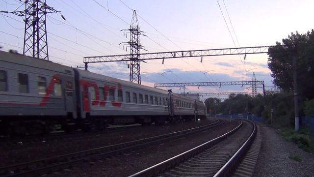 Электровоз ЭП1М-775 с поездом №478 Челябинск — Адлер смотреть онлайн