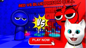 РОБЛОКС ПОБЕГ ОТ СИНЕГО И КРАСНОГО СПРУНКИ КОТЁНОК КРОНОС