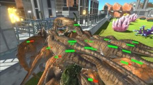 Spinosaurus VS T Rex - Dinosaurs Team Fight Tyrannosaurus Rex Evolved