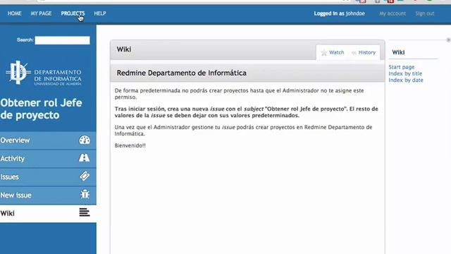 54 - Redmine-DI. Obtener rol de creador de proyectos смотреть онлайн