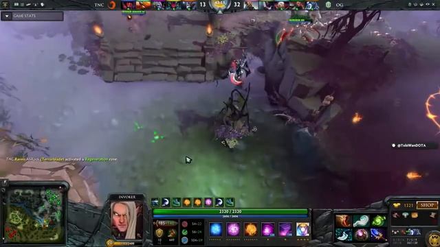 dota2: OG miracle- invoker combo refresher orb vs TNC смотреть онлайн