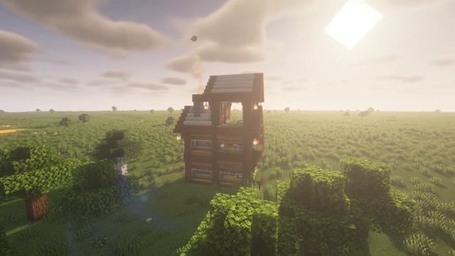 Небольшой дом для выживания в Minecraft смотреть онлайн