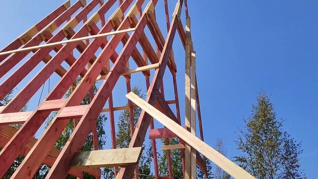 Строительство треугольного дома своими руками. Каркасный дом А-Фрейм.