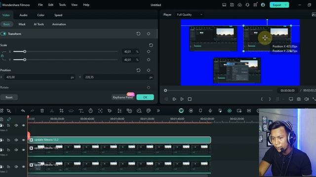 NEW UPDATE FILMORA 13.3 TEXT EDITING FEATURE/GRID смотреть онлайн