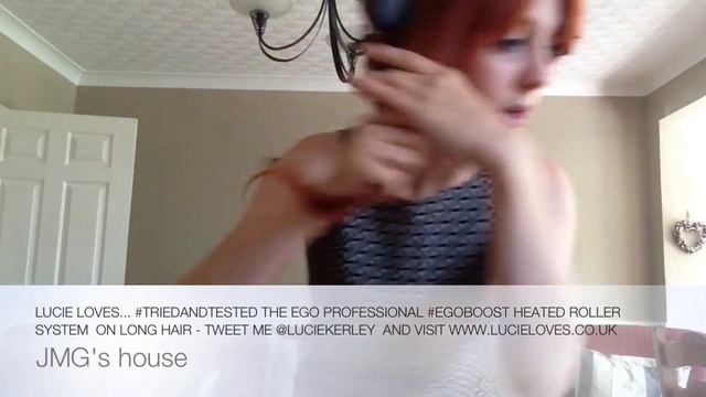 Lucie Loves... How to use Ego Boost heated rollers on long hair смотреть онлайн