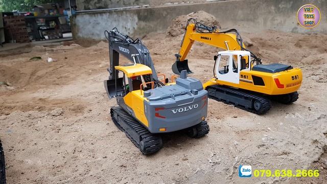 3 Máy Xúc Điều Khiển Từ Xa Huina 1550, E561 Và E568 Máy Xúc Nào Khỏe Hơn смотреть онлайн