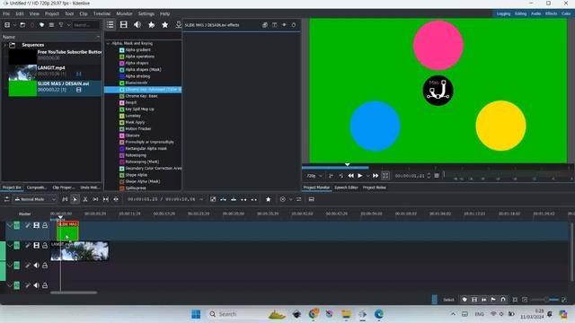 Tutorial Kdenlive Pemula, Cara Menghapus Background Video Dengan Chroma Key смотреть онлайн