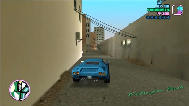 GTA Vice City - Misión #3 "Pelea en el callejón trasero". смотреть онлайн