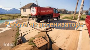 Профессия говновоз. Работа на ассенизаторе Валдай