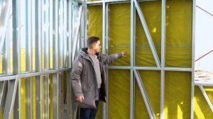 Дом из ЛСТК+пенобетон. Часть 3. Сборка ЛСТК