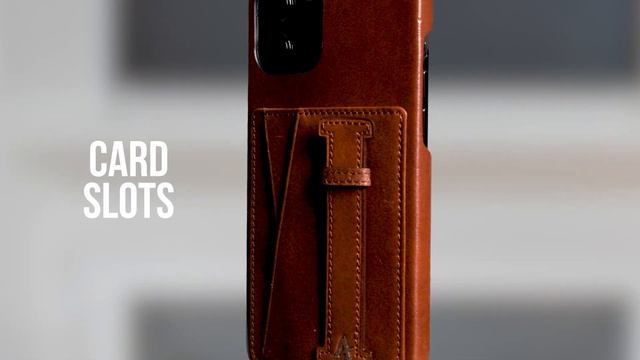 AFFFLUENT Italian Leather Card Slot Finger Loop Case смотреть онлайн