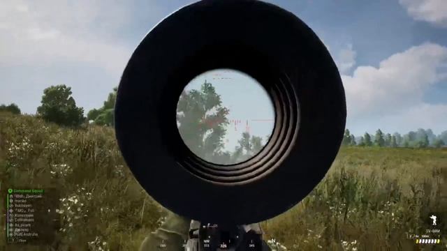 Снайперские движения в Squad