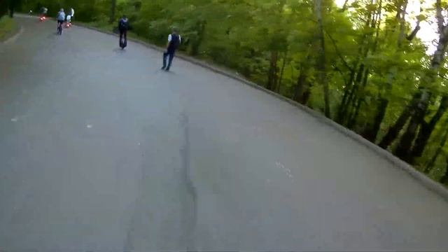 Катаюсь по Москве на самодельном самокате беговеле из фанеры, центр, набережная, Москва Сити