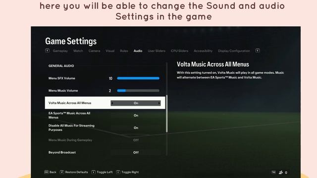 How to Change Sound and audio Settings in EA SPORTS FC 24 смотреть онлайн