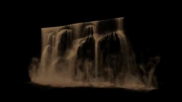 3DS Max (PFlow, Krakatoa, FumeFx) - Sand Simulation смотреть онлайн