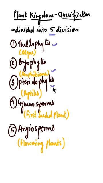 Plant Kingdom Classification|#biologyshort смотреть онлайн