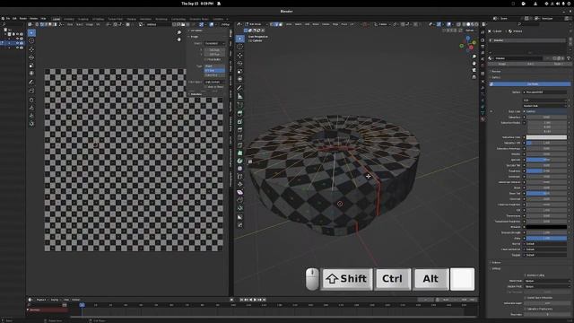 Variable Cylinder UVs in Blender смотреть онлайн