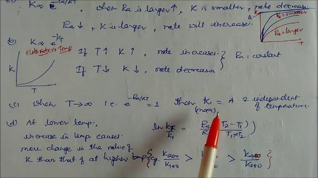 Arrhenius Equation-(1):- LN- 22 CLASS XII Chemical Kinetics CHEMISTRY смотреть онлайн