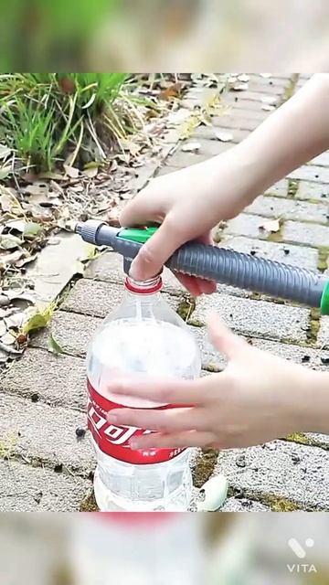 Manual High Pressure Air Pump Sprayer Adjustable Drink Bottle Spray Head Nozz # short video❤ смотреть онлайн