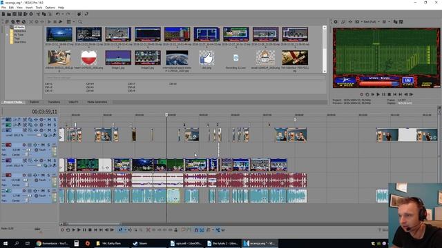 VEGAS PRO 14 EDIT #8 - Jak przesuwać jednocześnie wiele elementów na ścieżkach i całe ścieżki?? смотреть онлайн