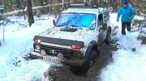 На Ниве и Уазе в грязь за грузовиком?! Плохая затея... Жёсткая оффроад экспедиция