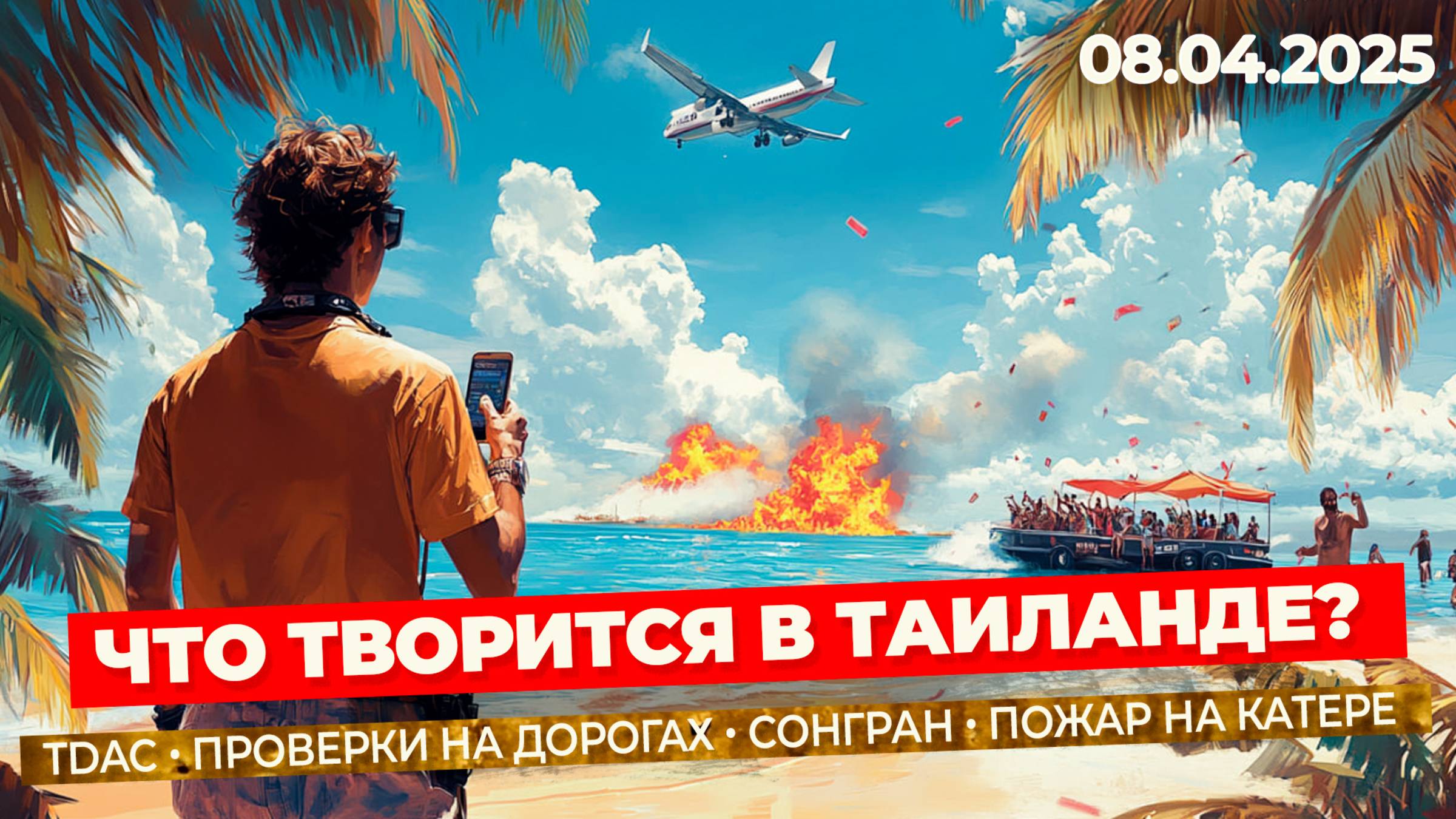Что творится на Таиланде?!  Новые правила, пьяный турист кусается, катер горит, Пхукет гуляет