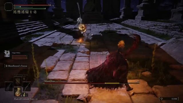 Elden Ring Bossfight - Mimic Tear at Nokron, Eternal City смотреть онлайн