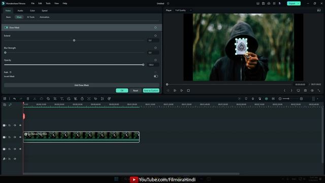 FILMORA 12 | NEW FEATURE PEN TOOL | USE OF DRAW MASK IN FILMORA 12 | BASIC MASKING TUTORIAL [HINDI] смотреть онлайн