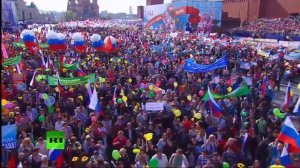Первомайская демонстрация на Красной площади
