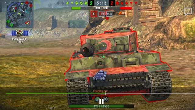 Worldof Tanks Blitz- Tiger 1 @ Mayan Ruins смотреть онлайн