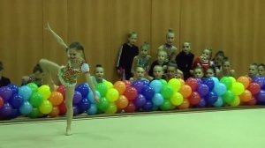 Юная гимнастка Ульяна Травкина