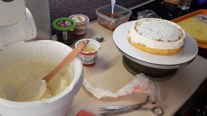 сборка торта БЕЛЫЙ СНИКЕРС.