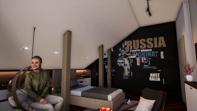 Twinmotion 2019 (Bedroom + Working room) смотреть онлайн
