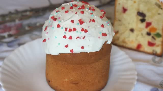 Сахарная глазурь для куличей. Рецепт глазури с желатином. смотреть онлайн