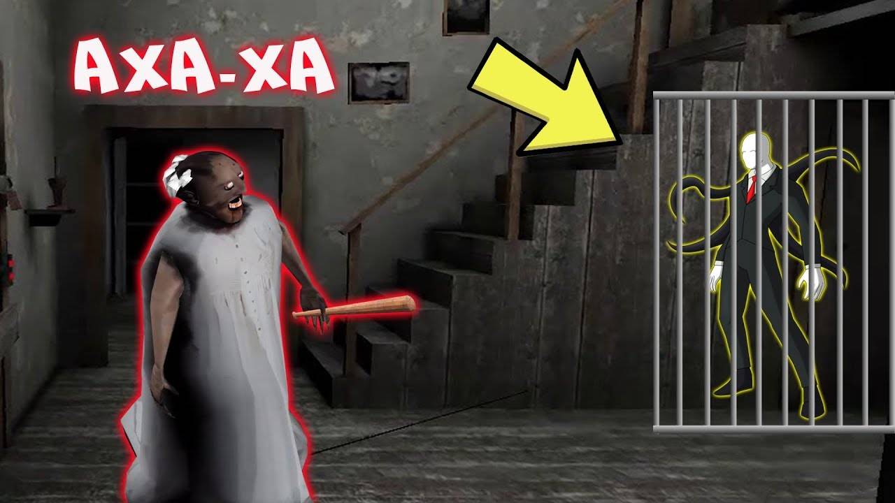 БАБКА ГРЕННИ ПОЙМАЛА И ПОСАДИЛА В КЛЕТКУ СЛЕНДЕРМЕНА В МАЙНКРАФТ НУБИК В MINECRAFT ТРОЛЛИНГ GRANNY смотреть онлайн